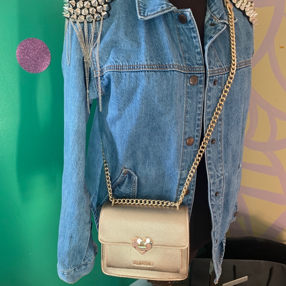 Valentino Crossbody with Heart Clasp